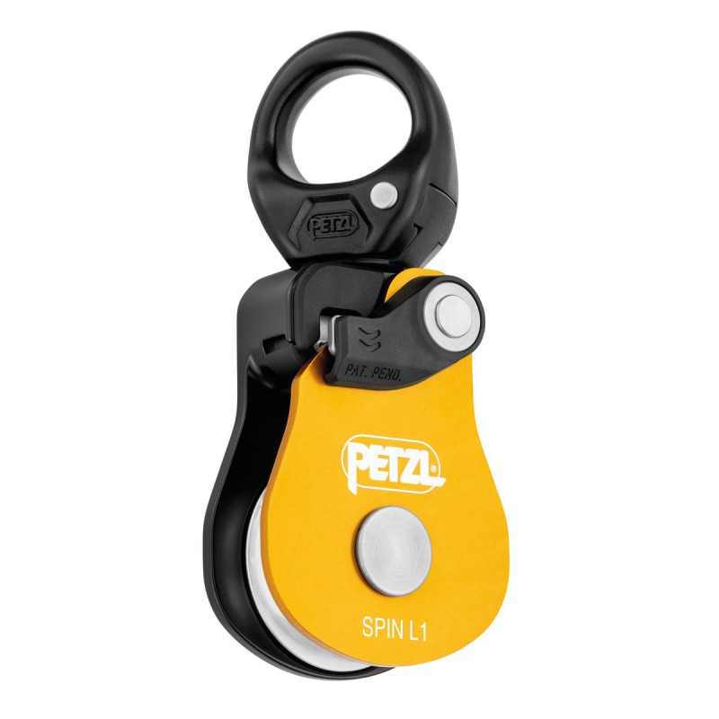 , Poulie à haut rendement avec émerillon Spin L1 Petzl, PETZL, Croque Montagne