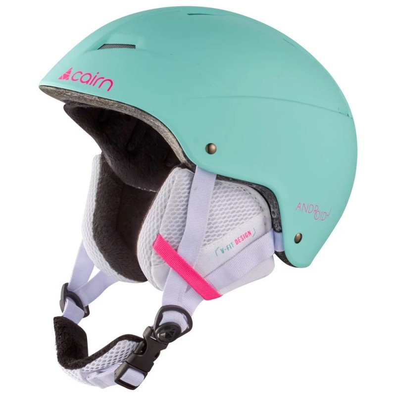 Casque de ski Android Junior Turquoise Neon Pink Cairn