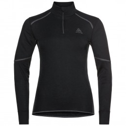 , T-shirt femme col montant zippé Active X-Warm Eco Oldo, ODLO, Croque Montagne