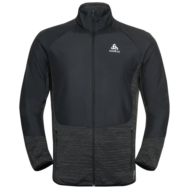 , Veste hybride homme Run Easy Warm Hybrid Black Odlo, ODLO, Croque Montagne