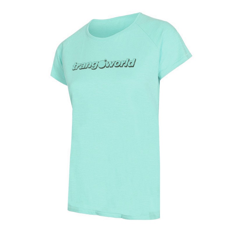 , T-shirt femme 100% coton Azagara 530 Trangoworld, TRANGOWORLD, Croque Montagne