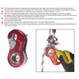 POULIE-BLOQUEUR ROLLNLOCK 23 CLIMBING TECHNOLOGY