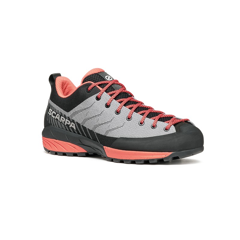 , Chaussures d'approche femme Mescalito Planet light Gray Coral Scarpa, SCARPA, Croque Montagne , Chaussures d'approche femme Mescalito Planet light Gray Coral Scarpa, SCARPA, Croque Montagne