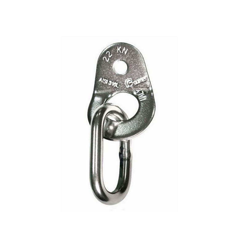 , Plaquette Wing D 8 Anneau parallele D 8 inox Raumer Climbing, RAUMER CLIMBING, Croque Montagne