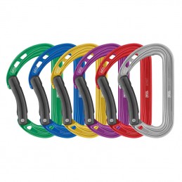 , Pack de 6 mousquetons légers et polyvalents Spirit courbe Petzl, PETZL, Croque Montagne