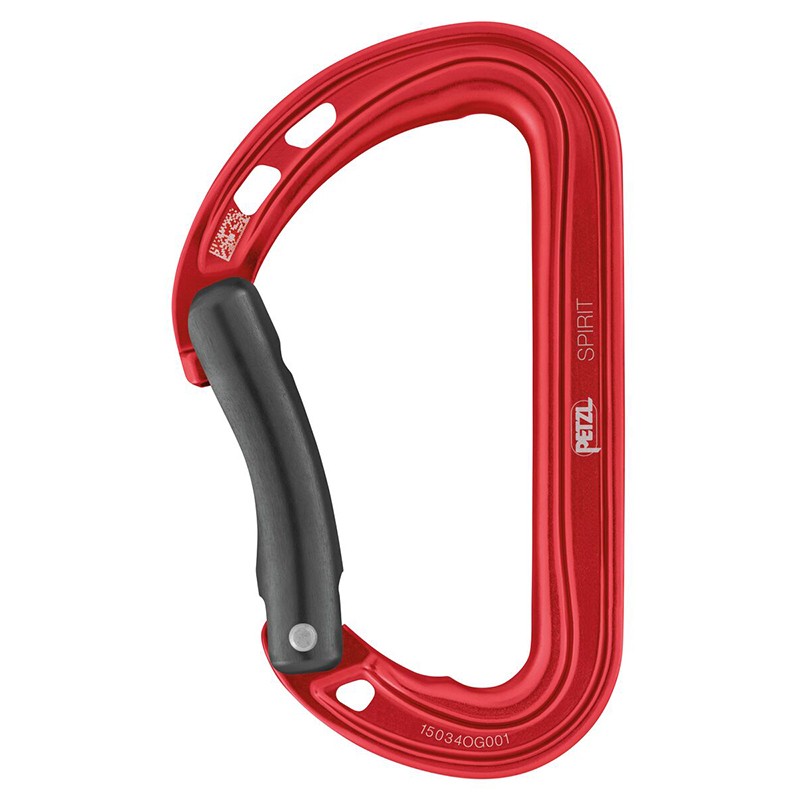 Mousqueton léger et polyvalent Spirit Courbe Petzl