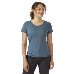 , T-shirt technique pour femme Tee Aleya Orion Blue Rab, RAB, Croque Montagne