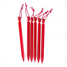 , Pack de 6 piquets de tentes Mini Groundhog Stake V2 MSR, MSR, Croque Montagne