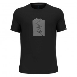 , Tee shirt manches courtes homme Nikko Trailhead Odlo, ODLO, Croque Montagne