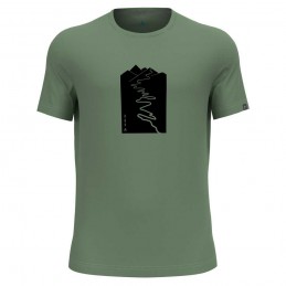 , Tee shirt manches courtes homme Nikko Trailhead Odlo, ODLO, Croque Montagne