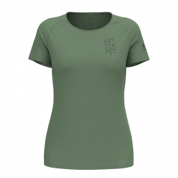 , Tee Shirt manches courtes femme Ascent PW 130 Odlo, ODLO, Croque Montagne
