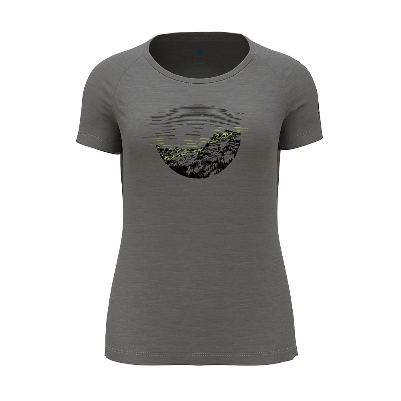 , Tee shirt mérinos femme Ascent PW 130 Sunrise Odlo, ODLO, Croque Montagne , Tee shirt mérinos femme Ascent PW 130 Sunrise Odlo, ODLO, Croque Montagne