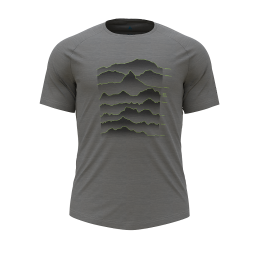 , T shirt manches courtes men Ascent PW Sunrise Odlo, ODLO, Croque Montagne