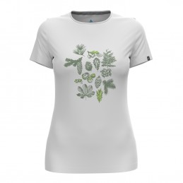 , Tee shirt manches courtes Kumano Forest Femme Odlo, ODLO, Croque Montagne