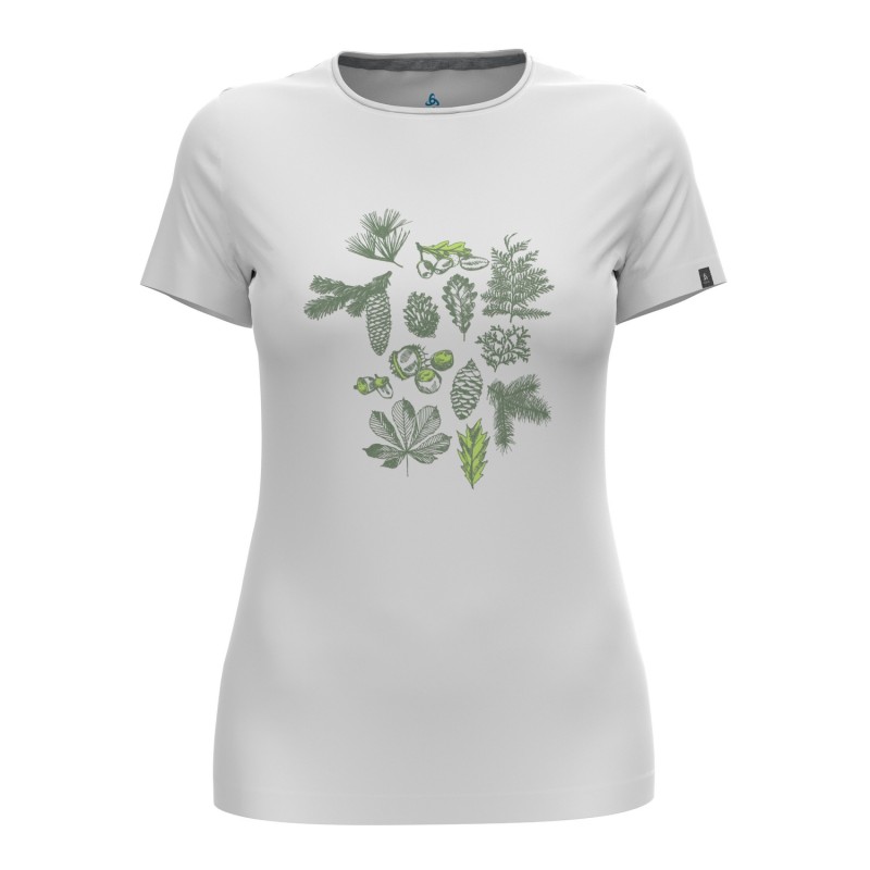 , Tee shirt manches courtes Kumano Forest Femme Odlo, ODLO, Croque Montagne