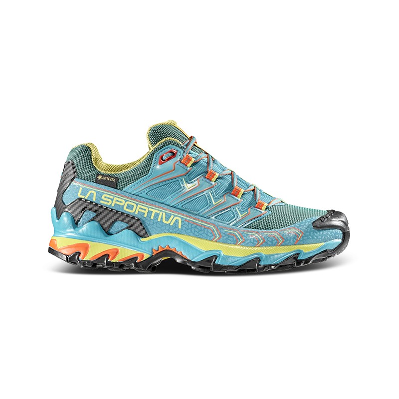 , Chaussures Ultra Raptor II GTX W S Lagoon Green Banana La Sportiva, LA SPORTIVA, Croque Montagne