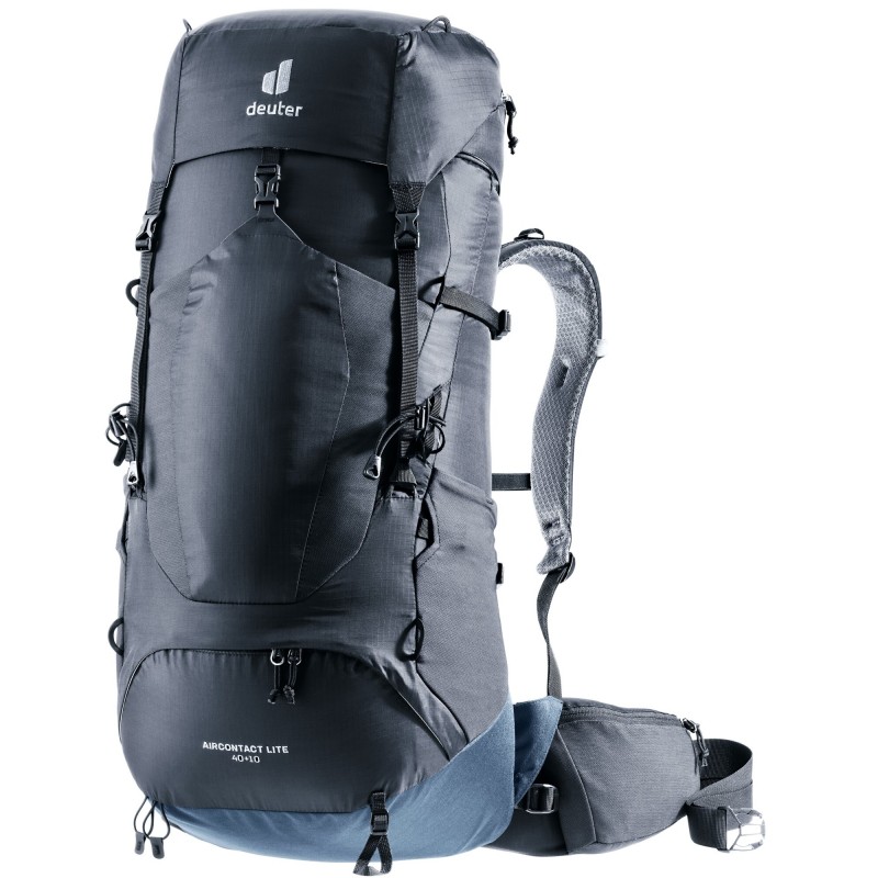 3340123-7319-AircontactLite40plus10_black_marine-D-00, Sac à dos Aircontact Lite 40+10 Deuter, DEUTER, Croque Montagne