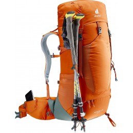 3340123-9319-AircontactLite40plus10_chestnut_teal-D-06, Sac à dos Aircontact Lite 40+10 Deuter, DEUTER, Croque Montagne