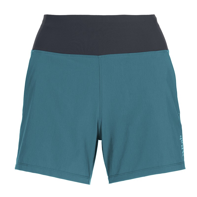 , Short pour femmes Momentum Marina Blue Rab, RAB, Croque Montagne, Short femme Momentum marina blue Rab, RAB, Croque Montagne