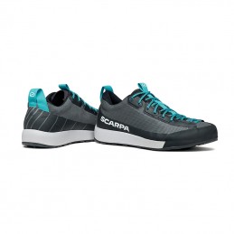 , Chaussure d’approche homme Gecko LT Anthracite Azure Scarpa, SCARPA, Croque Montagne