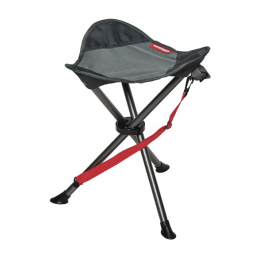 , Tabouret Acier Tripode gris noir Trigano, TRIGANO, Croque Montagne