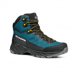 , Chaussures de randonnée homme Rush Trk Lt Gtx Petrol Mustard Scarpa, SCARPA, Croque Montagne