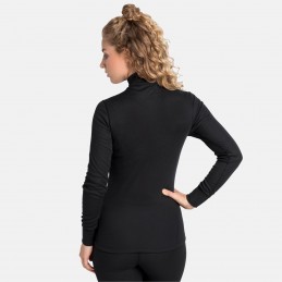 , Tee shirt manches longues femme demi zip Active Warm Odlo, ODLO, Croque Montagne