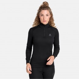 , Tee shirt manches longues femme demi zip Active Warm Odlo, ODLO, Croque Montagne