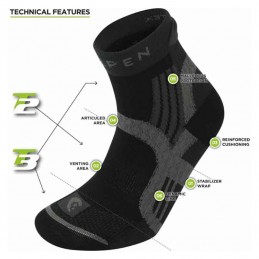 , Chaussettes femme Trail Running Eco X3TWE Lorpen, LORPEN, Croque Montagne