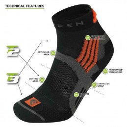 , Chaussettes homme Trail Running Eco X3TE Lorpen, LORPEN, Croque Montagne