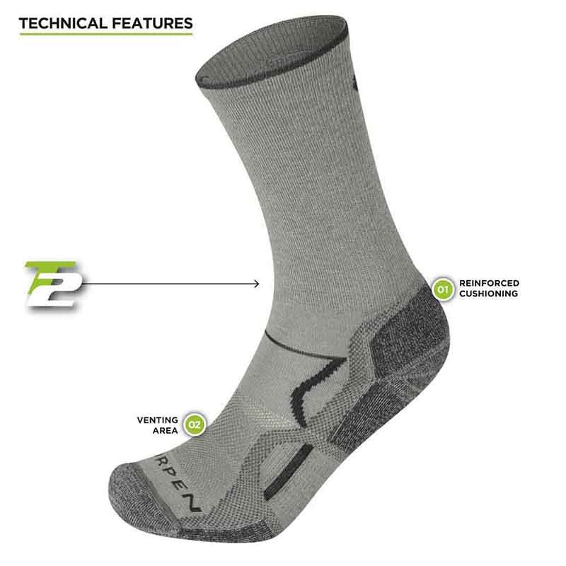 , Chaussettes de randonnée homme Light Hiker Eco Lorpen, LORPEN, Croque Montagne