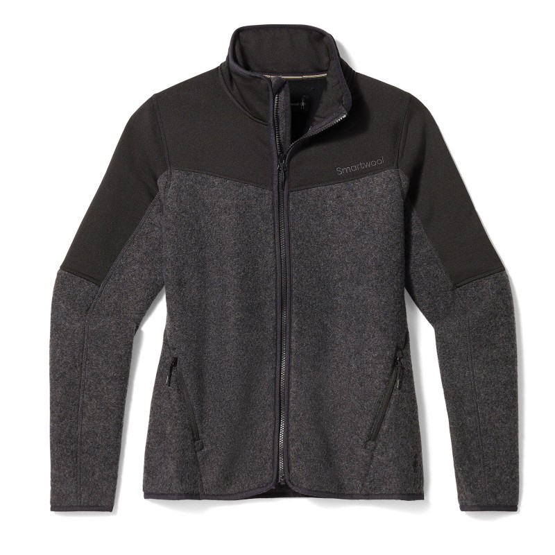 , Veste polaire zippée Hudson Trail Smartwool, SMARTWOOL, Croque Montagne