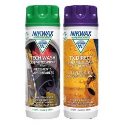 Pack Lessive Tech Wash et imperméabilisant TX Direct Nikwax