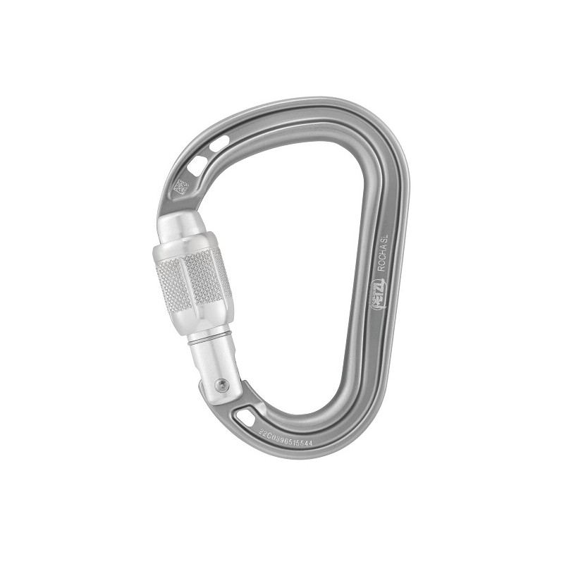 , Mousqueton à verrouillage vis Rocha Petzl, PETZL, Croque Montagne , Mousqueton à verrouillage vis Rocha Petzl, PETZL, Croque Montagne