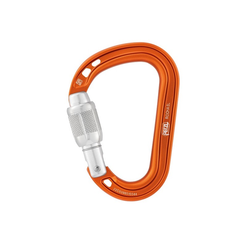 , Mousqueton à verrouillage vis Rocha Petzl, PETZL, Croque Montagne