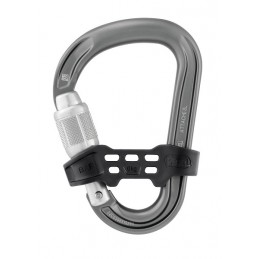 Mousqueton Attache avec barrette Petzl, Mousqueton Attache avec barrette de maintien Petzl, PETZL, Croque Montagne