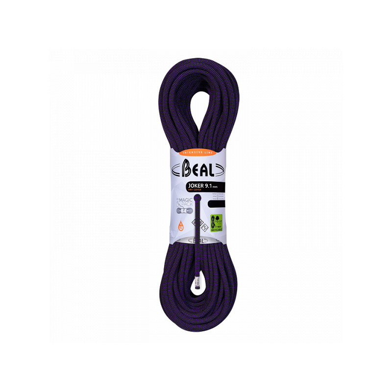 , Corde multi-normes Joker 9.1 unicore L 60 Mètres Dry Cover Béal, BEAL, Croque Montagne , Corde multi-normes Joker 9.1 unicore L 60 Mètres Dry Cover Béal, BEAL, Croque Montagne