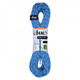 , Corde à double Cobra II 8.6 mm unicore L 50 m Beal, BEAL, Croque Montagne