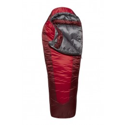 Womens_Solar_Eco_3_AscentRed_QSS_09_ASR, Sac de couchage Solar Eco 3 femme Rab, RAB, Croque Montagne