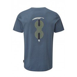 Stance_Axe_Tee_OrionBlue_QCB_83_ORB_Front, Tee Shirt coton Stance Axe homme Rab, RAB, Croque Montagne