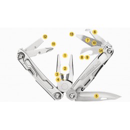 , Outil multifonctions Rev Leatherman, LEATHERMAN, Croque Montagne