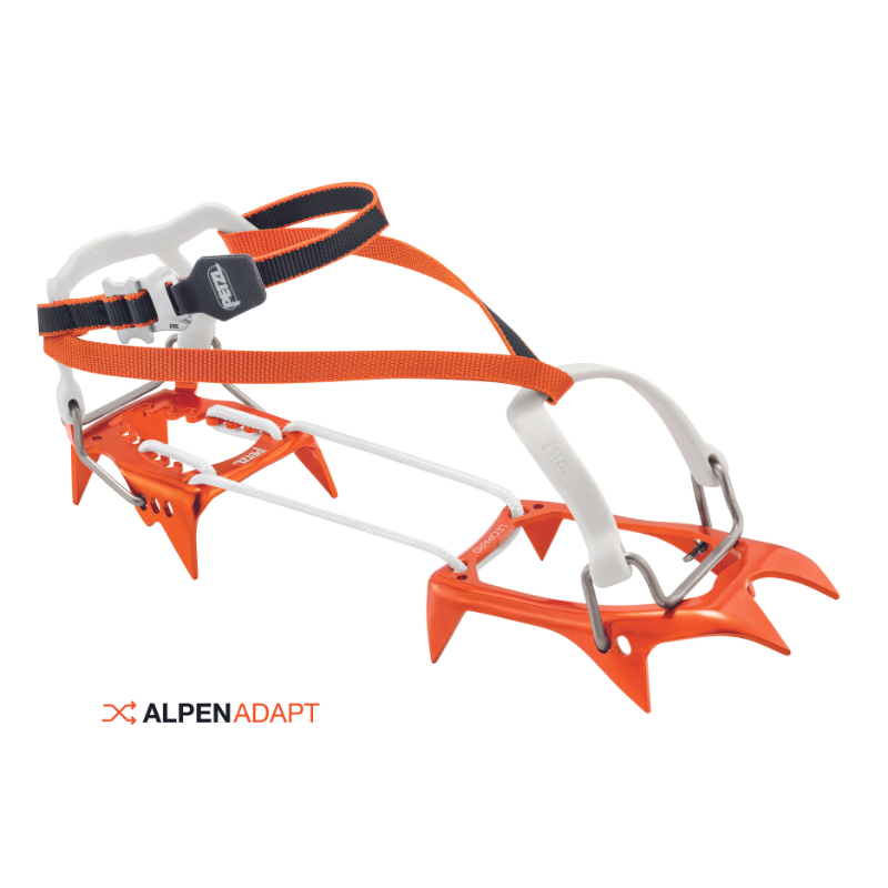 Crampons de randonnée glaciaire et ski alpinisme LEOPARD FLEXLOCK PETZL