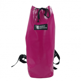 Kit bag perso de spéléologie fuchsia Croque montagne