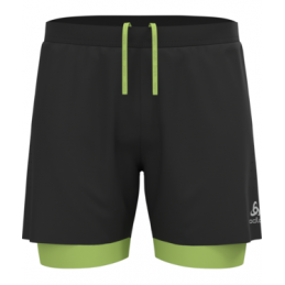 Short Zeroweight 2en1 running pour Homme Odlo, Short Zeroweight 2-en-1 running pour Homme Odlo, ODLO, Croque Montagne