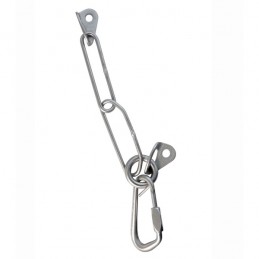 , Chaine de rappel en I avec 2 plaquettes Rock 12mm et 1 mousqueton Ankus Raumer, RAUMER CLIMBING, Croque Montagne