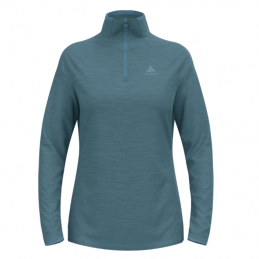 Pull demi Zip Run Easy Warm Femme Odlo, Pull demi Zip Run Easy Warm Femme Odlo, ODLO, Croque Montagne