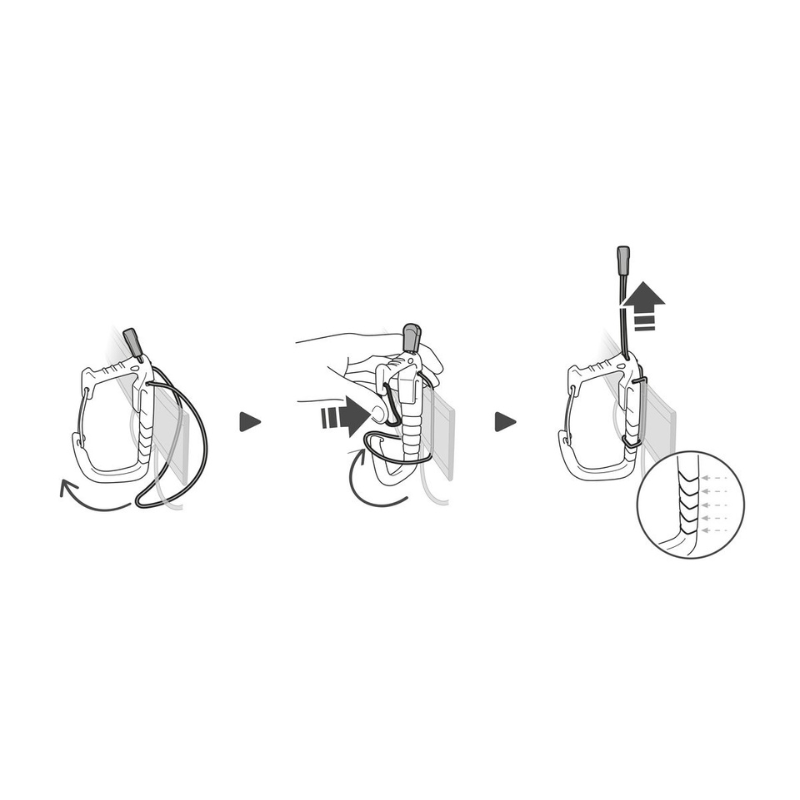 Petzl Caritool Evo – Porte-matériel Universel Pour Crampons Et Outils – Noir – Escalade Glace & Alpinisme