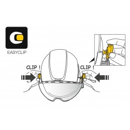 Visière d'élagage Vizen Mesh Easyclip Petzl, Visière d'élagage Vizen Mesh Easyclip Petzl, PETZL, Croque Montagne