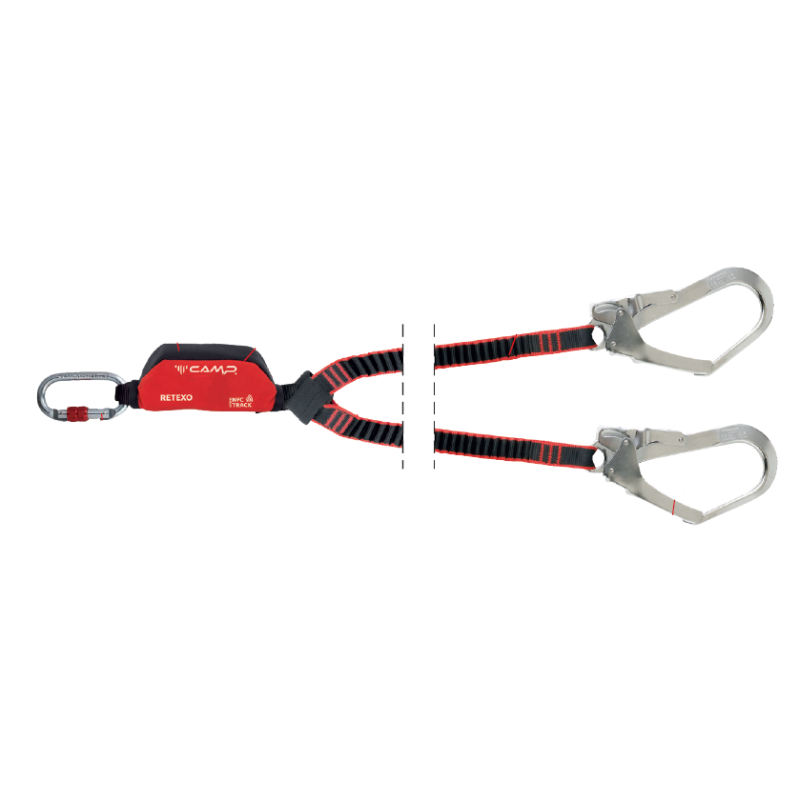 Longe double Retexo Rewind + 0981E + 2X2017 115-175 cm Camp