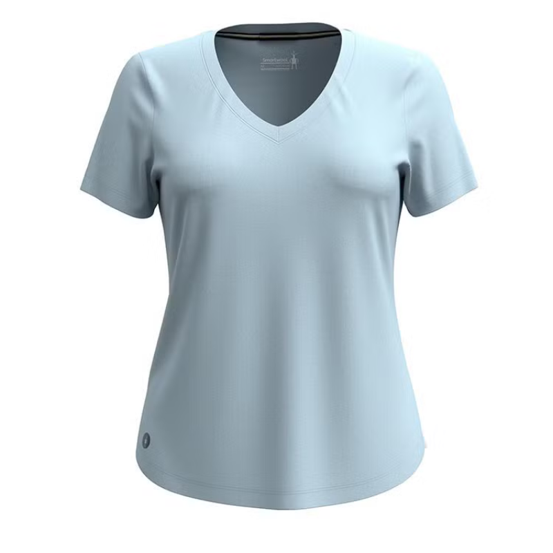 Tee Shirt col V Women Active Ultralite Smartwool, Tee Shirt col V Women Active Ultralite Smartwool, SMARTWOOL, Croque Montagne